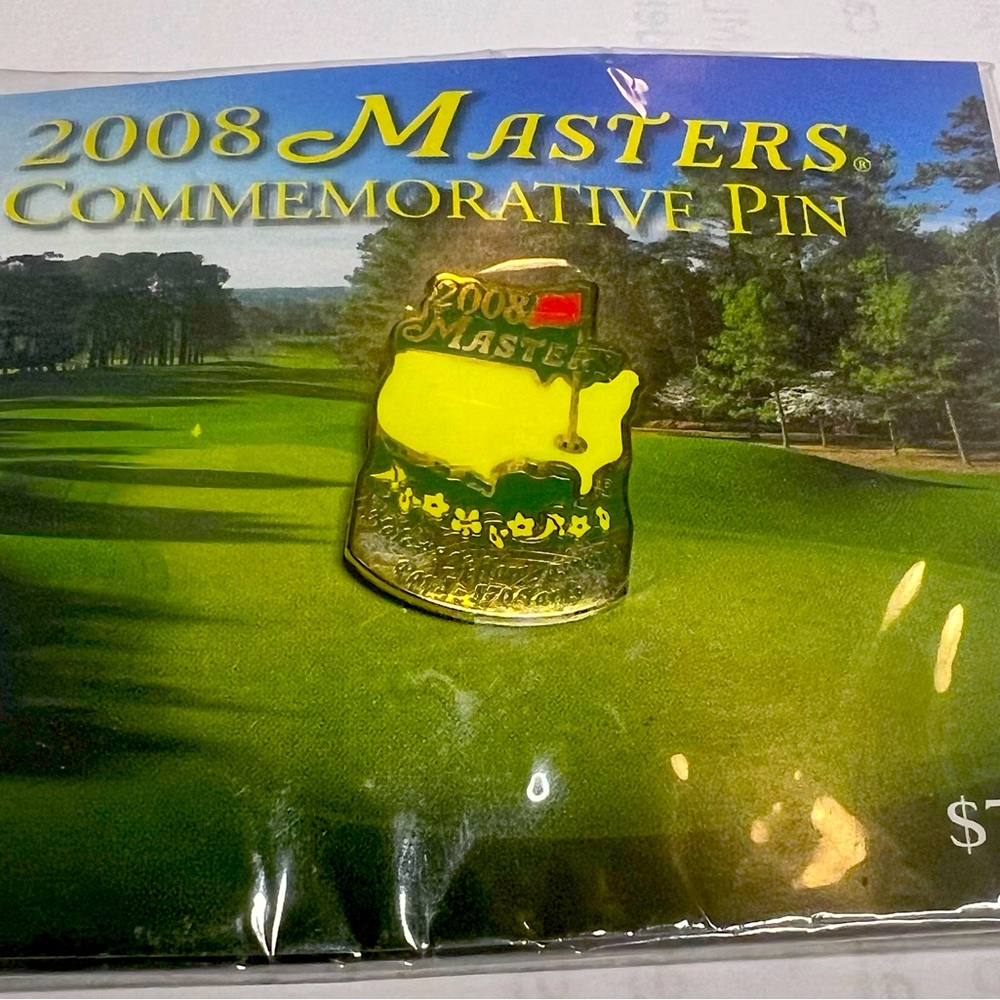 Masters 2008 Commemorative Pin for the Golf Lover/Fan - collector item